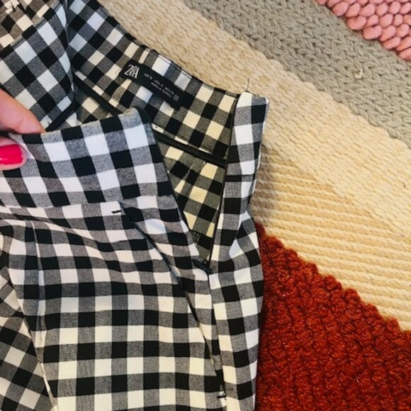 Gingham carrot pants (Zara) - Picture 3 of 3
